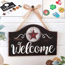 Interchangeable Welcome Sign or Icon Set