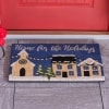 Christmas LED-Lighted Coir Doormats - Home for the Holidays
