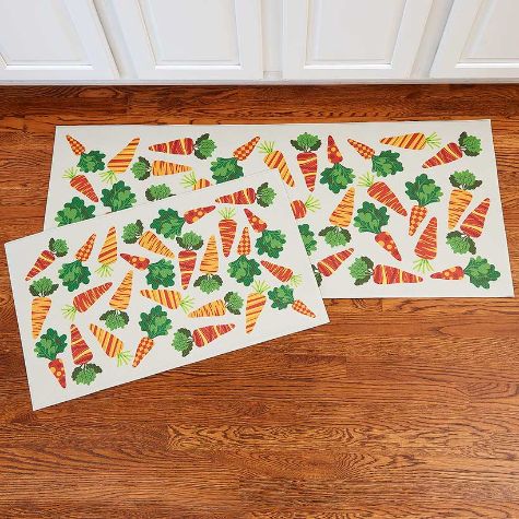 Carrots Kitchen Accent or Runner Rug