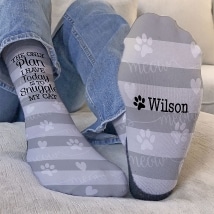 Personalized Snuggle Pet Unisex Crew Socks