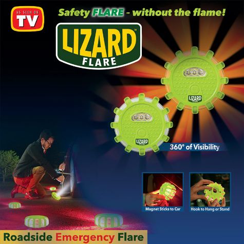 Lizard Flare™ Roadside Emergency Flare