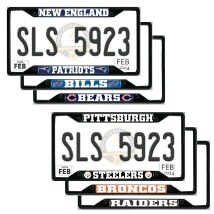 NFL License Plate Frames