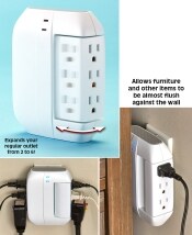 6-Outlet Swivel Surge Protector