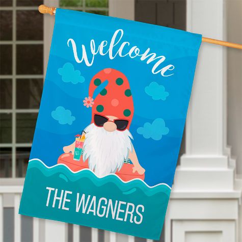 Personalized Groovy Gnome Collection - House Flag