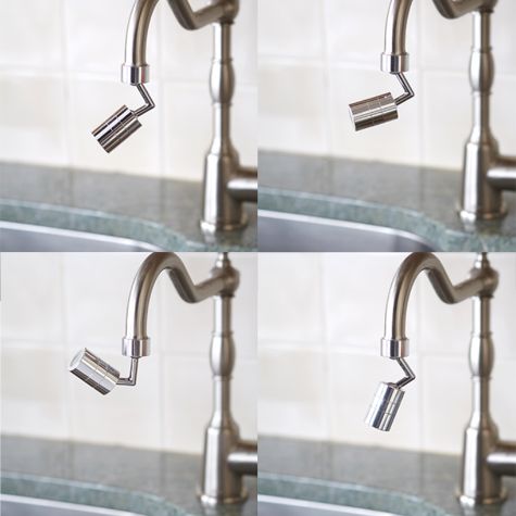 Dual-Function Swivel Sink Faucet Aerator