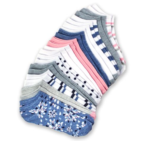 12-Pk. Women's Low-Cut Socks - Floral