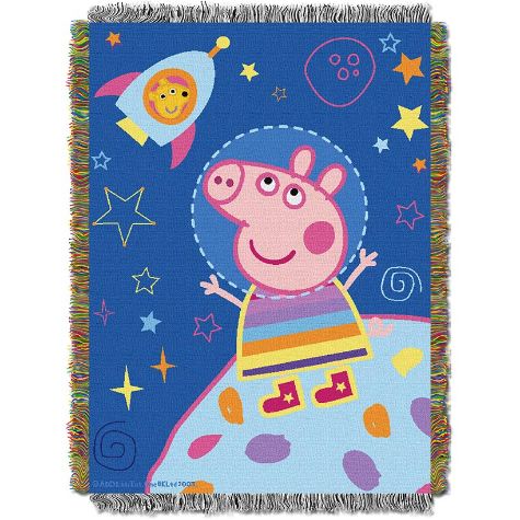 Licensed Tapestry Throws - Peppa Pig