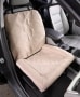 Quilted Pet Car Seat Covers - Tan Single