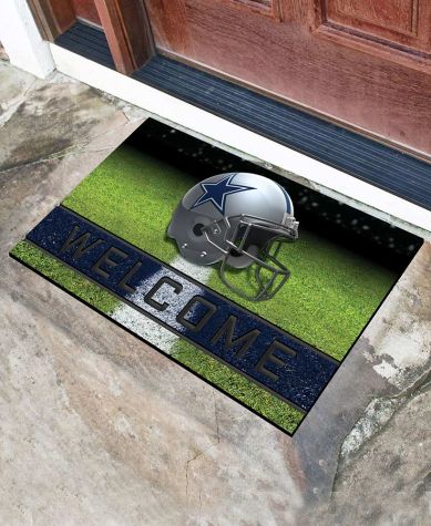 NFL Welcome Rubber Doormats - Cowboys