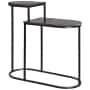 Two Tier End Table - Black