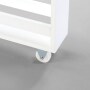 Modern Rolling Spice and Can Storage Racks - White