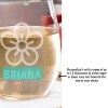 Personalized Icon Stemless Wine Glasses