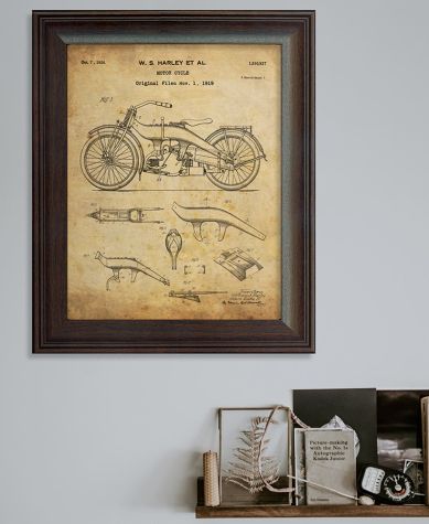 Framed U.S. Patent Wall Art