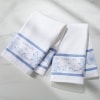 Blue Floral Bath Collection - Set of 2 Hand Towels