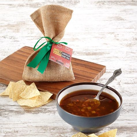 Gourmet Soup Mix in Burlap Gift Bag