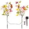 Solar Iris Japonica Collection - Set of 2 Solar Stakes