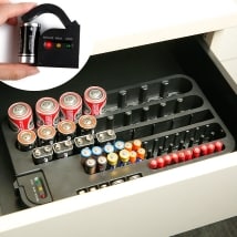 Battery Storage Box with Tester