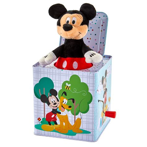 Mickey or Minnie Jack-in-the-Boxes