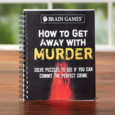 Brain Games® Anatomy or Murder Puzzle Books - How to Get Away with Murder