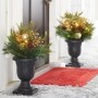 Lighted Urn Planters
