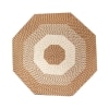 Country Braided Octagon-Shaped Rugs