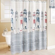 Nautical Bathroom Collection - Shower Curtain