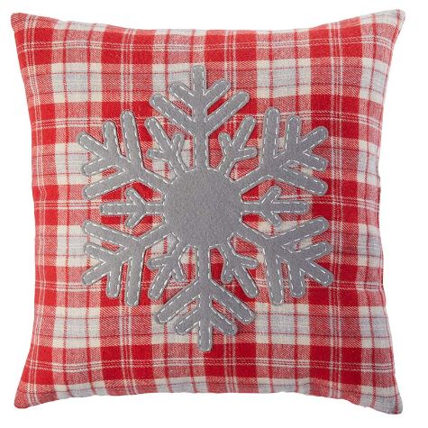 Holiday Accent Pillow Collection - Snowflake