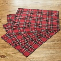 Tartan Plaid Table Runner or Set of 4 Placemats