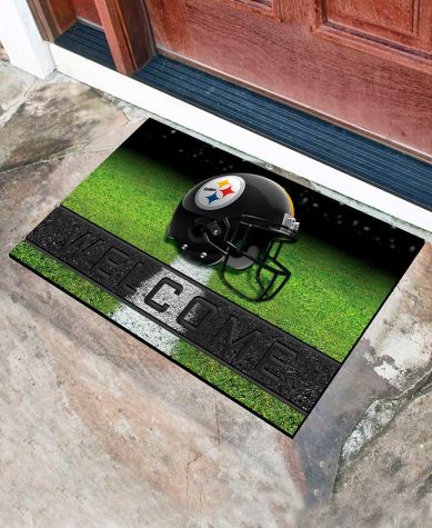 NFL Welcome Rubber Doormats - Steelers