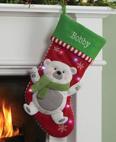 Personalized LED Character Stockings