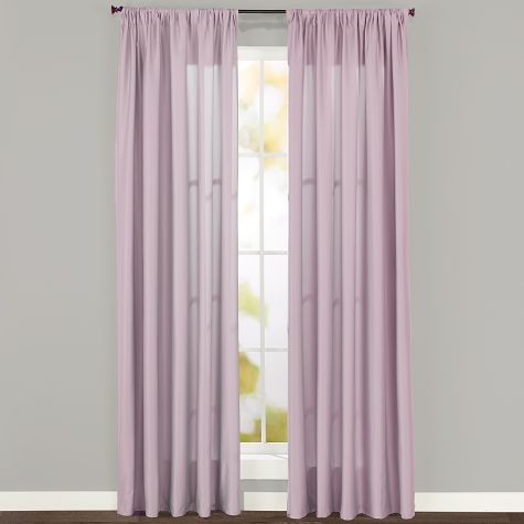 Ashlyn Ruched Window Collection - Mauve 84"