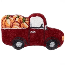 Holiday Shaped Accent Rugs - Fall Truck