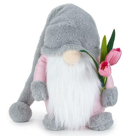 Vibrant Spring Tulip Collection - Lighted Gnome