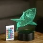 3-D Illusion Accent Lights - Shark