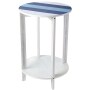 End Table with Nautical Stripes