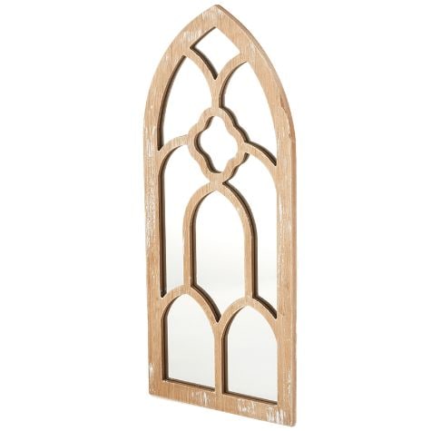 Vintage Romance Collection - Arched Window Pane Wall Mirror
