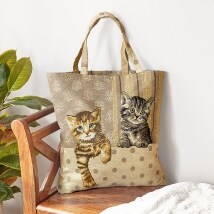 Cat Tapestry Bag