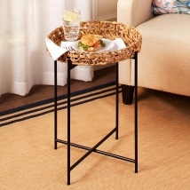 Seagrass Tray Side Table