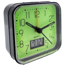 Glow-in-the-Dark Alarm and Temp Clock