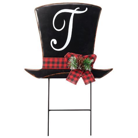 Monogram Top Hat Stakes - T