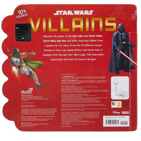 Star Wars 10-Button Sound Books - Villains