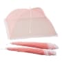 Sets of 3 Mesh Food Covers - Pink