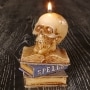 Spooky Halloween Candles - Skull & Spells