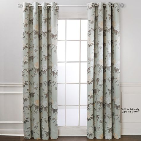 Floral Printed Blackout Curtains