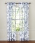 Floral Sheer Watercolor Panel or Valance