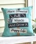 Indoor/Outdoor Sentiment Accent Pillows - Plant Dreams
