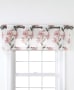 Lily Floral Semi-Sheer Window Panel or Valance