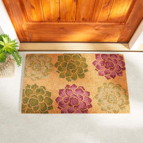 Floral Coir Doormats