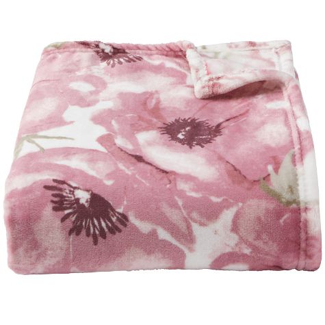 Peony Floral Throw