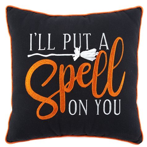 Halloween Accent Pillows - Spell